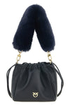 the shoulder bag pinko defines a contemporary aesthetic through soft volumes and