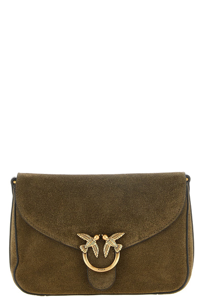 the pinko love satchel mini crossbody bag stands out for its compact and struc