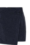 the pinko soave miniskirt redefines contemporary codes through a wallet model