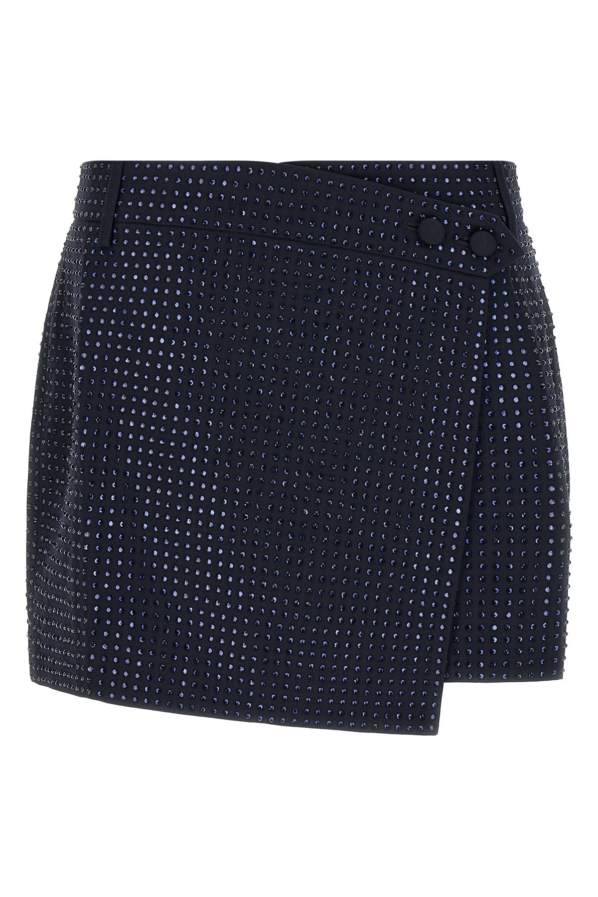 the pinko soave miniskirt redefines contemporary codes through a wallet model