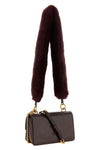 the pinko love one mini shoulder bag stands out for its structured silhouette