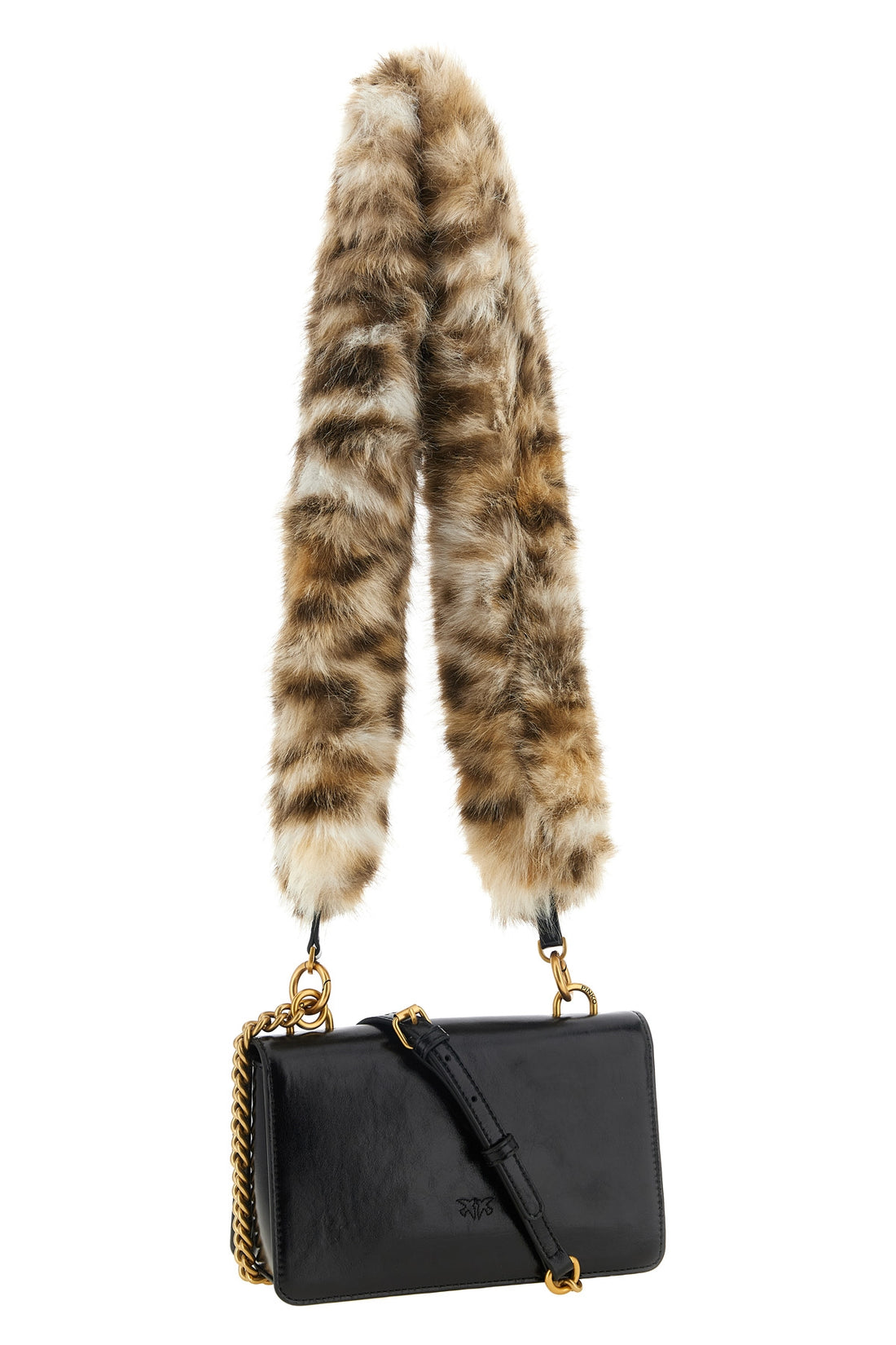 PINKO OS the pinko love one mini shoulder bag is distinguished by a structured silhouet