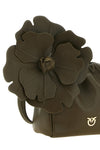 pinkos flower pouch redefines volumes through a soft pouch silhouette in fine