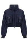 the pinko pinot bomber jacket redefines the codes of outerwear through a cropped
