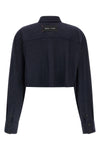 the cropped shirt pinko taurasi redefines the codes of contemporary tailoring