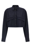 the cropped shirt pinko taurasi redefines the codes of contemporary tailoring