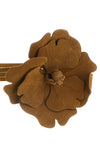 the pinko flower belt redefines proportions through a multi-lap wraparound des