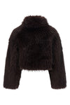 the pinko gravina jacket redefines the volumes of outerwear through a cropped