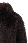 the pinko gravina jacket redefines the volumes of outerwear through a cropped