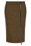the pinko longuette skirt redefines the codes of contemporary tailoring through