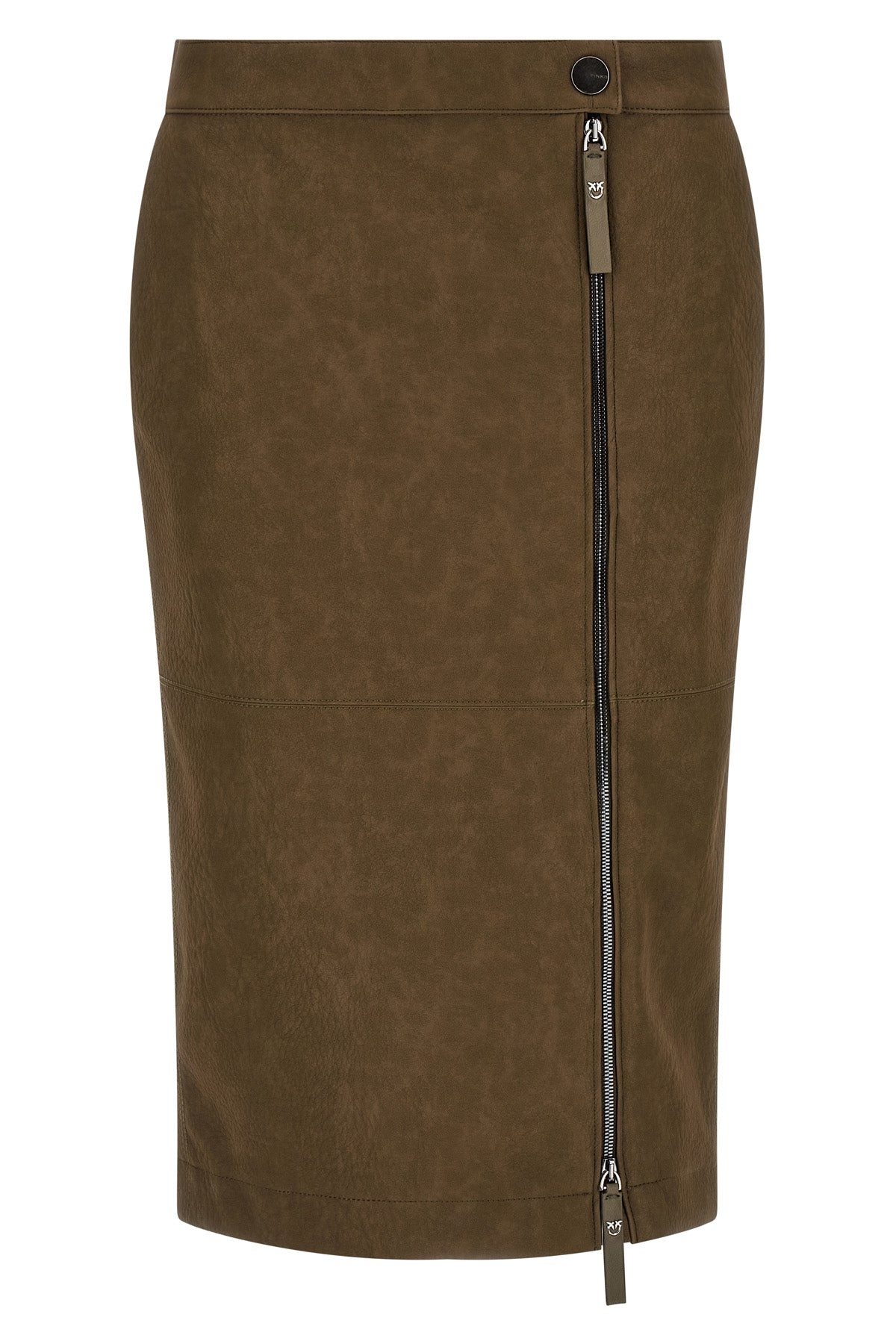 the pinko longuette skirt redefines the codes of contemporary tailoring through