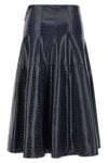 the pinko antinori midi skirt defines the silhouette through a precise sartori