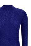 the muggito sweater by pinko defines an essential silhouette through a ribbed