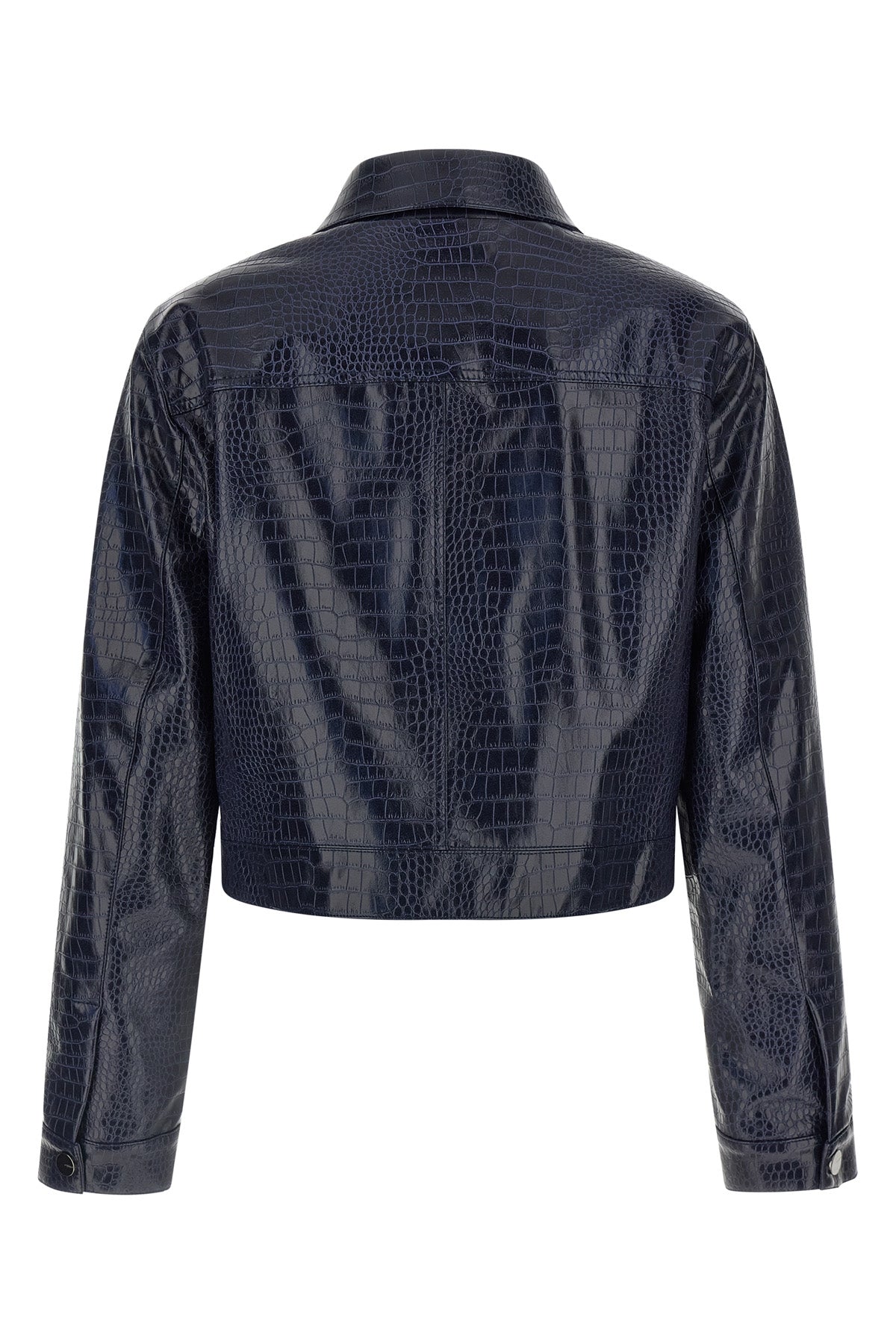the bonarda pinko jacket redefines the codes of outerwear through a boxy silho