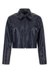 the bonarda pinko jacket redefines the codes of outerwear through a boxy silho