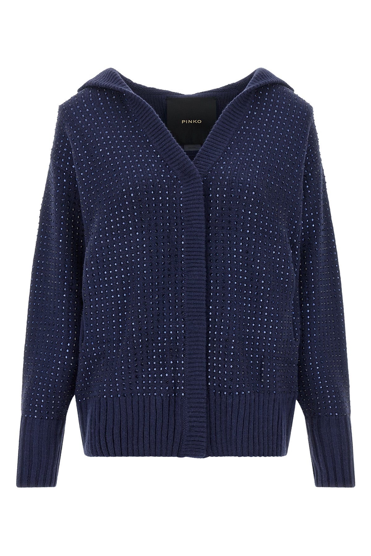 the seventeenth-century cardigan pinko sets new standards for contemporary knitw