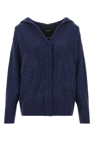 the seventeenth-century cardigan pinko sets new standards for contemporary knitw