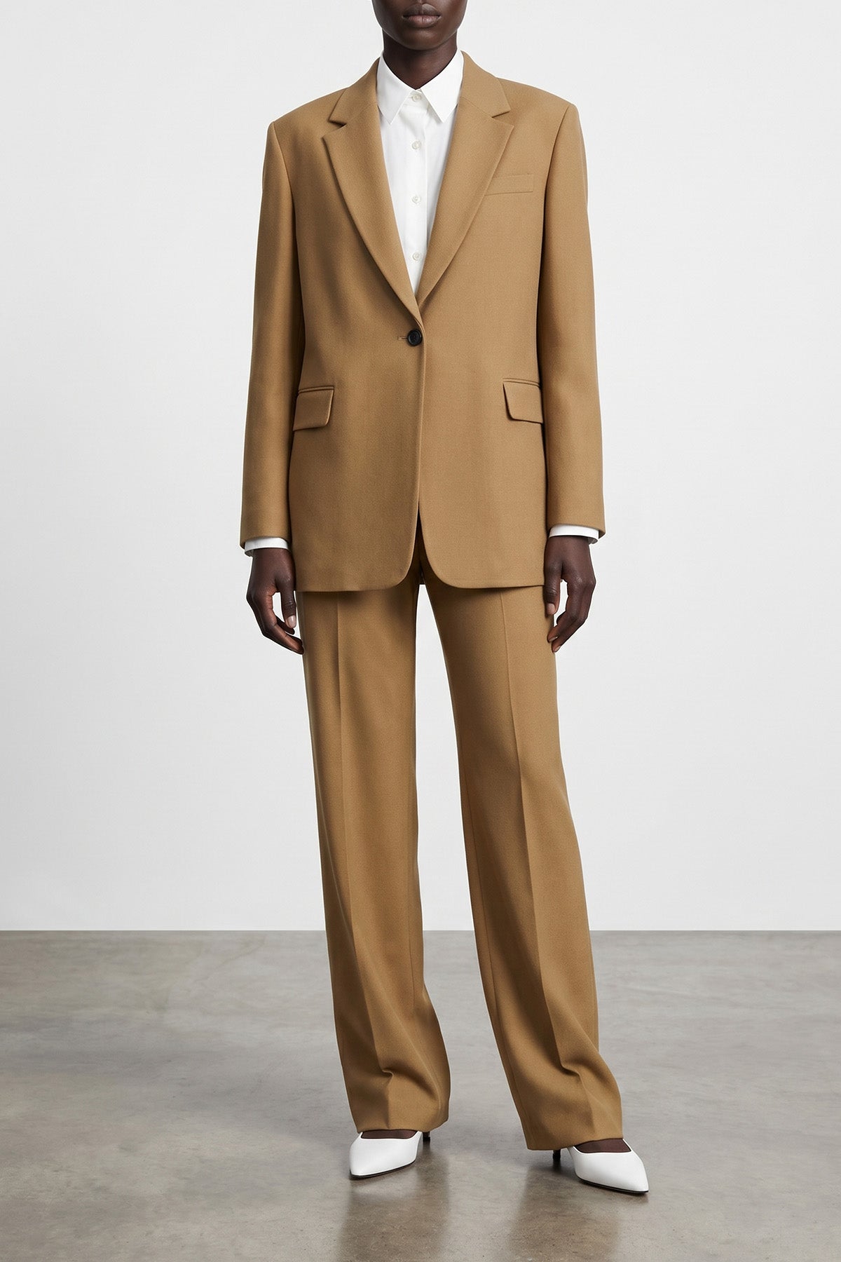 ezri single-breasted silk blazer