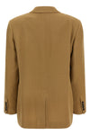 ezri single-breasted silk blazer