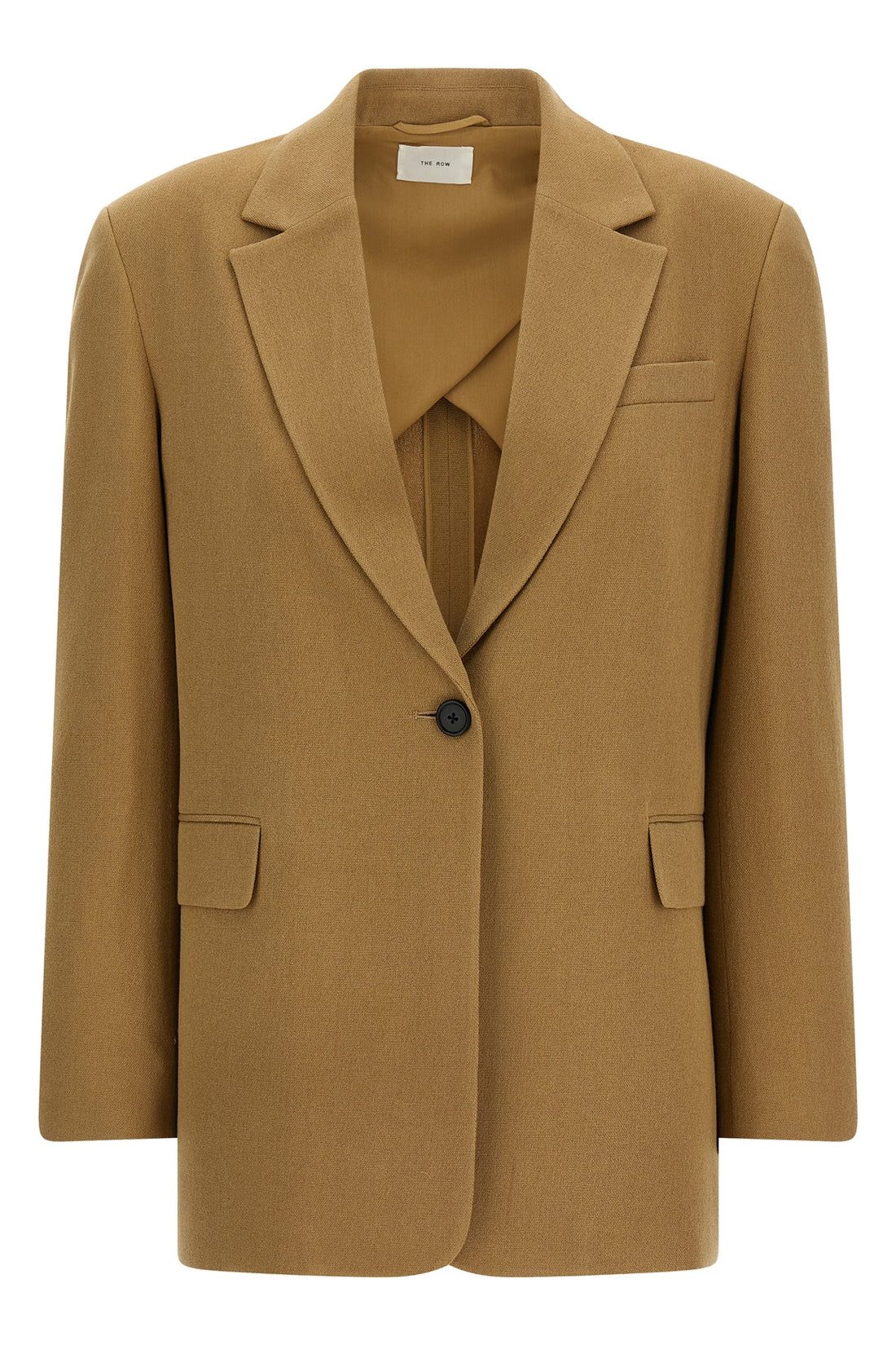 THE ROW 4 ezri single-breasted silk blazer
