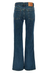 evergreen hook and eye cotton denim jeans