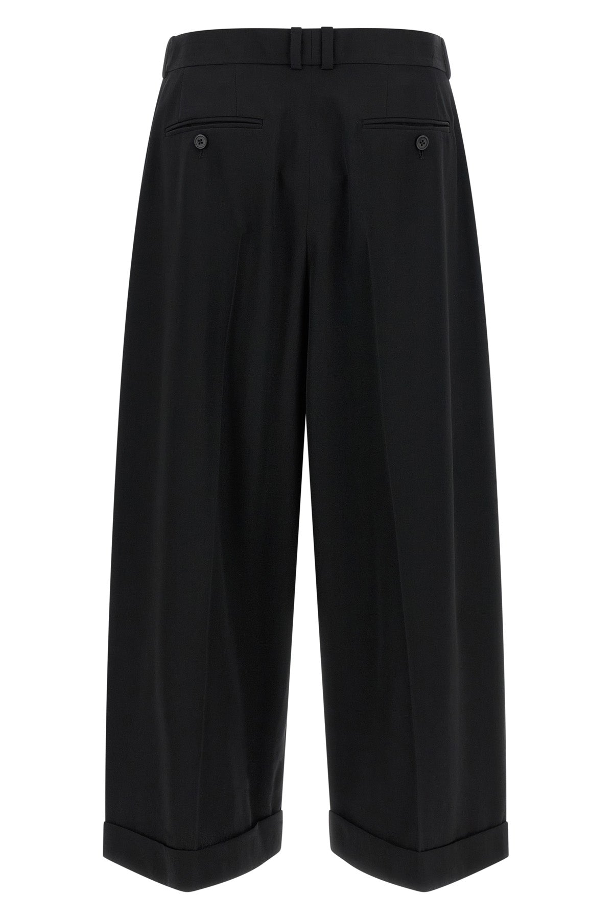 lior wool gabardine trousers