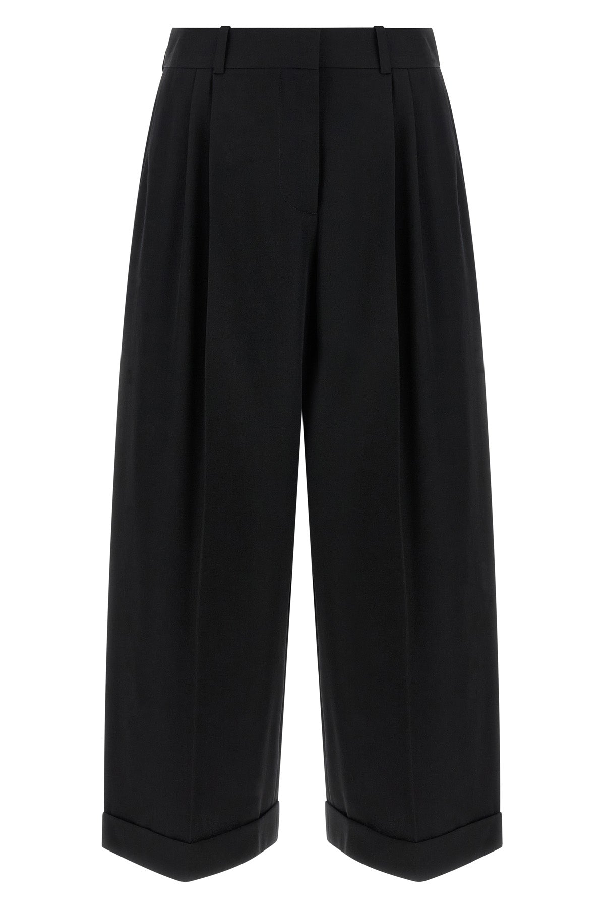 lior wool gabardine trousers