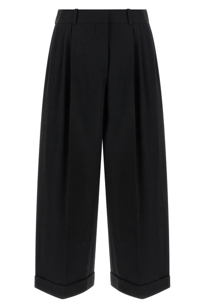 lior wool gabardine trousers