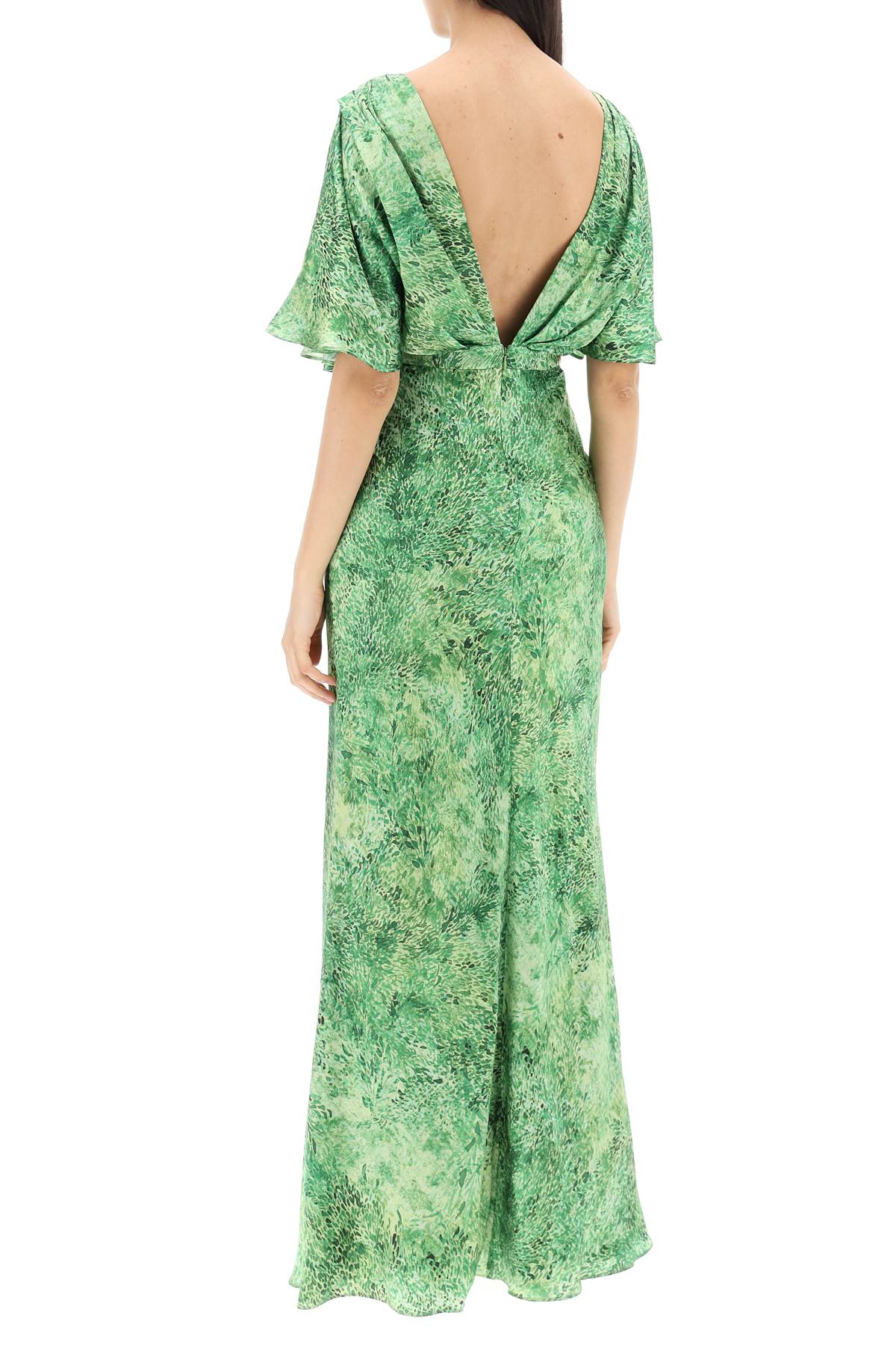 winona silk maxi dress