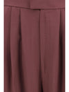 habutai silk tailored pants