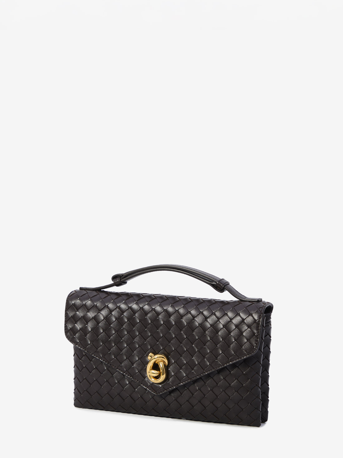 BOTTEGA VENETA OS knot lock bag fondant