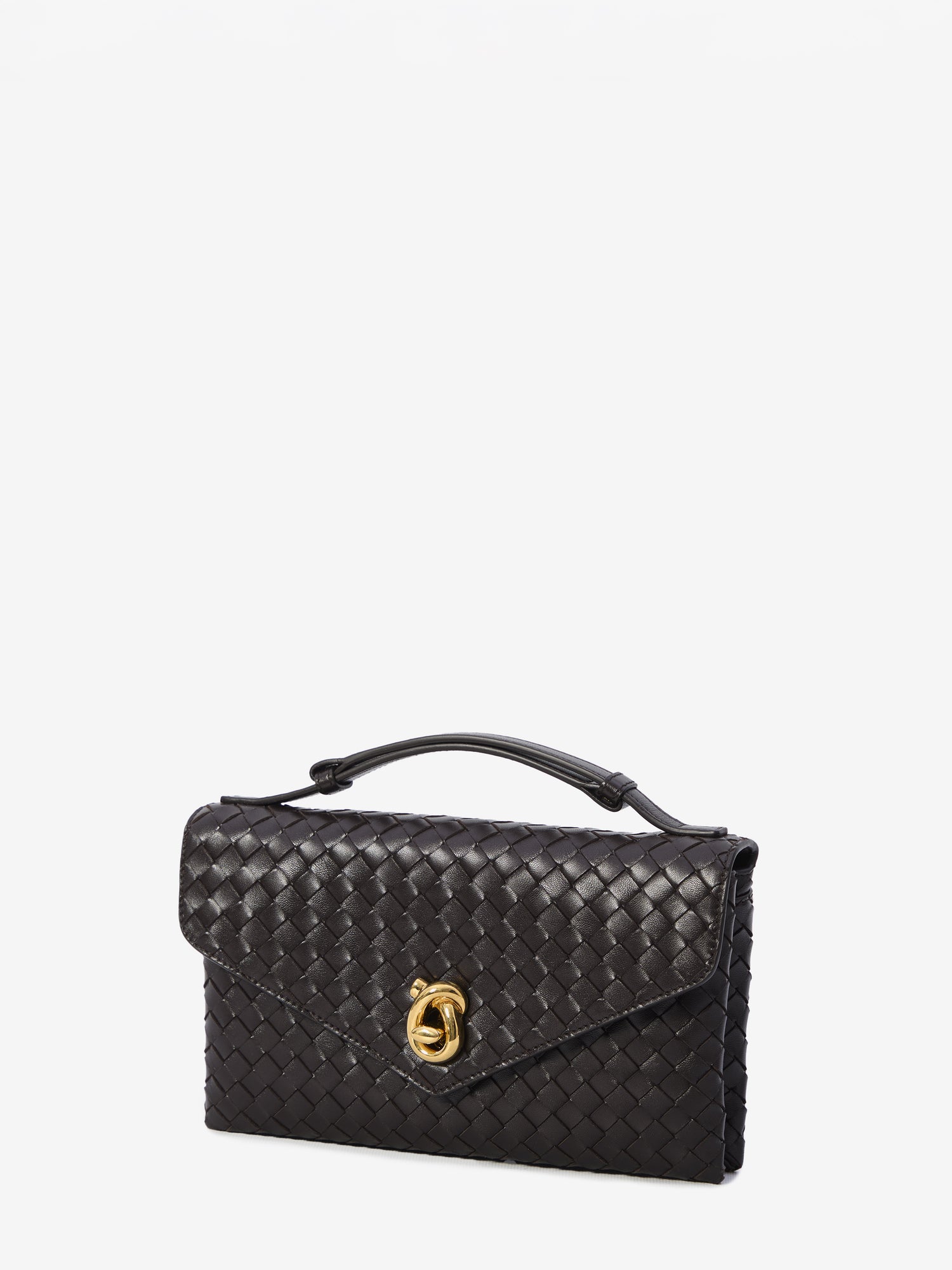 BOTTEGA VENETA OS knot lock bag fondant