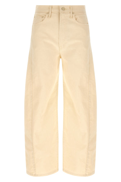 the jeans mother the half pipe ankle redefine the concept of denim through a str