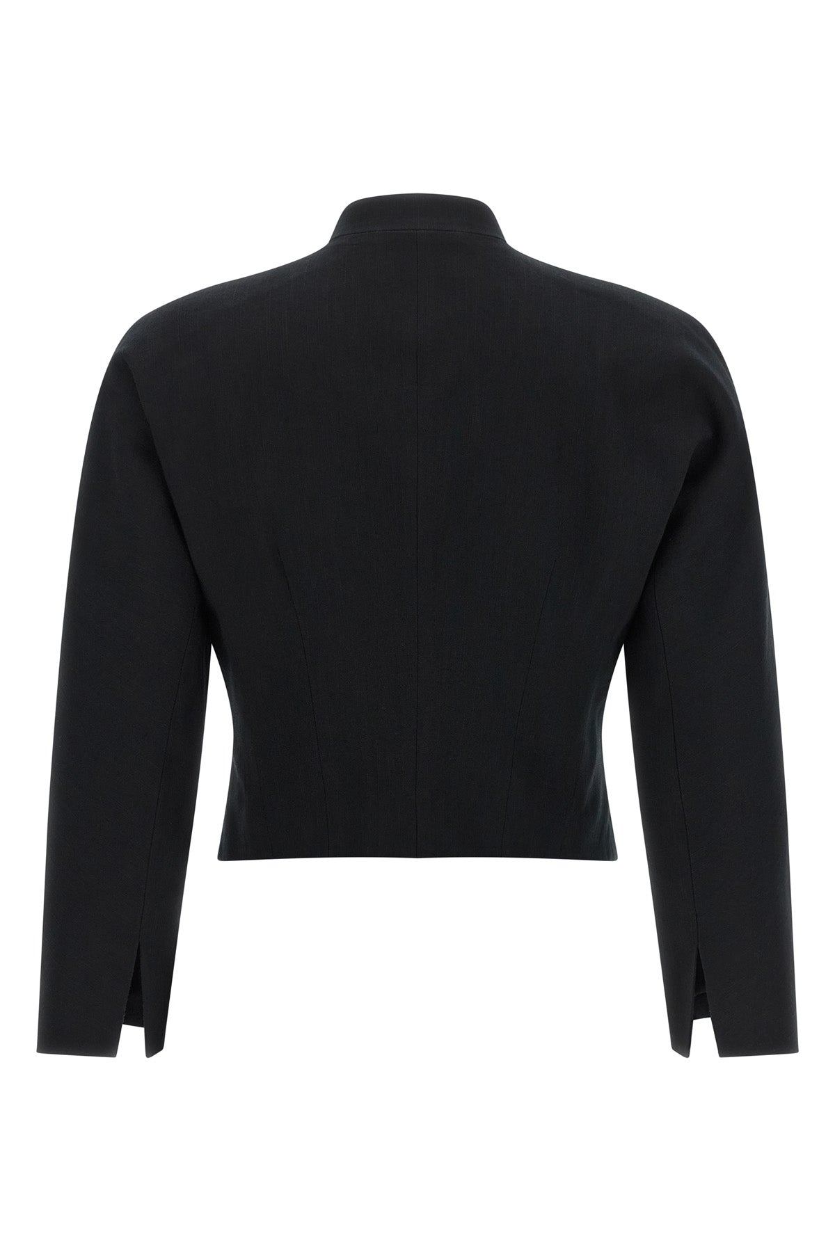 bastien slightly cropped bolero blazer in cotton