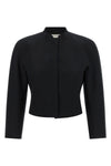 bastien slightly cropped bolero blazer in cotton
