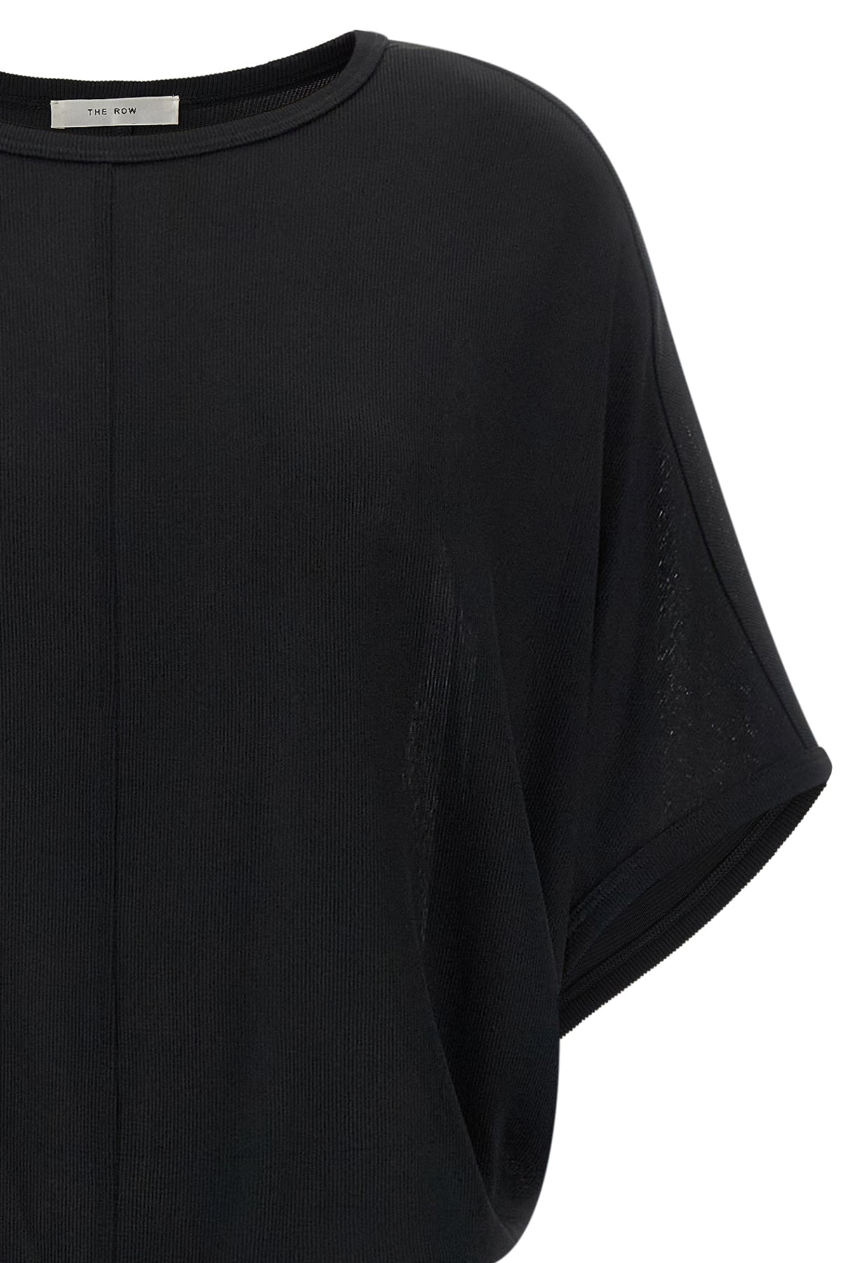delyra long dress in semi-transparent viscose