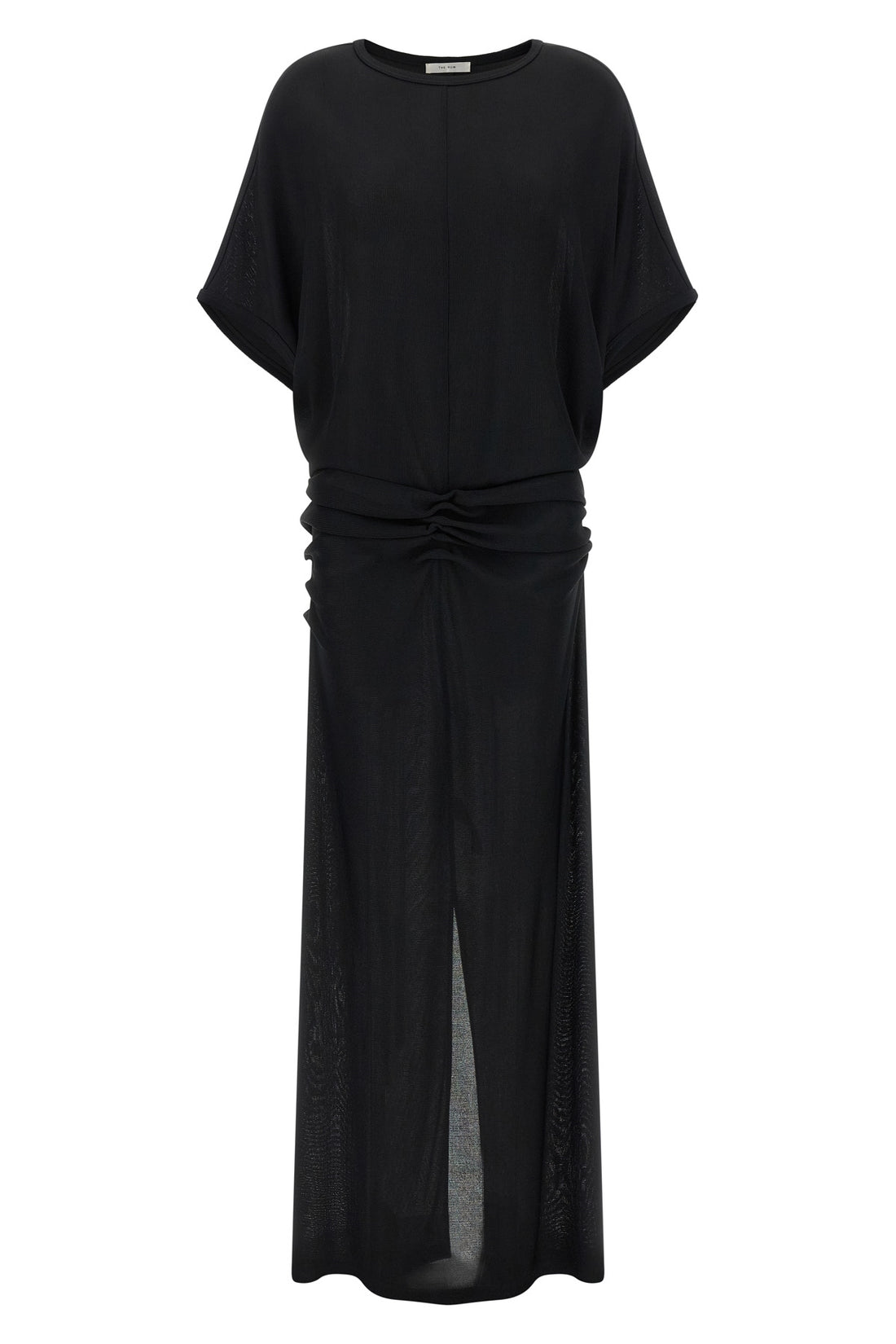 THE ROW M delyra long dress in semi-transparent viscose