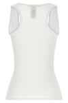 cendrea tank top in pure ribbed stretch cotton jersey