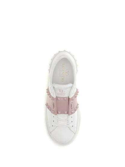 VALENTINO GARAVANI 36 rockstud open sneakers