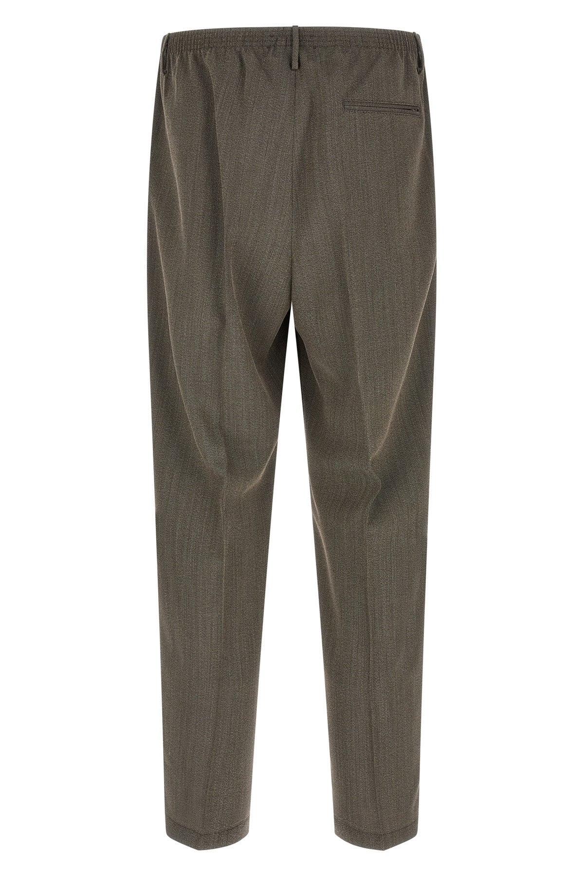 alfred bl mélange virgin wool trousers