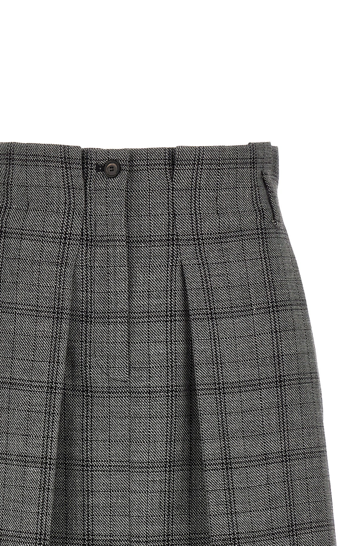 the tela gaby skirt redefines the codes of classic tailoring through shortened p