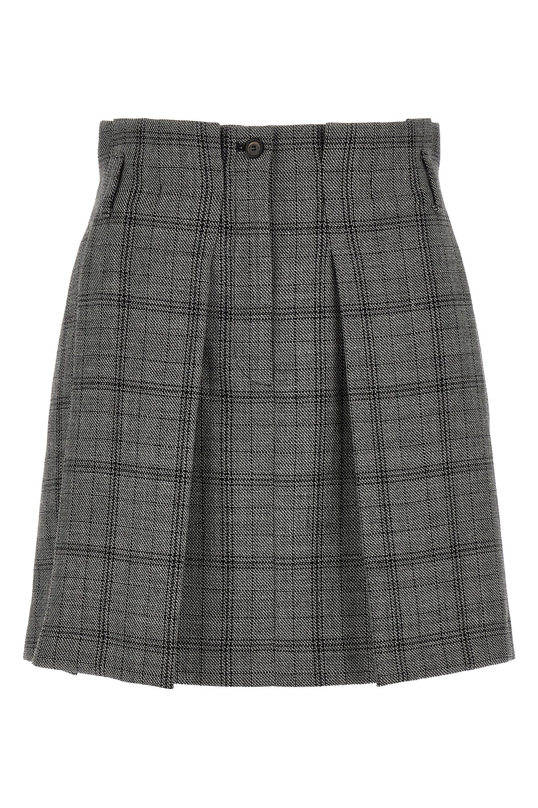 TELA 38 the tela gaby skirt redefines the codes of classic tailoring through shortened p