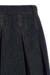 the midi skirt tela charlotte features a flared silhouette defined by deep sar