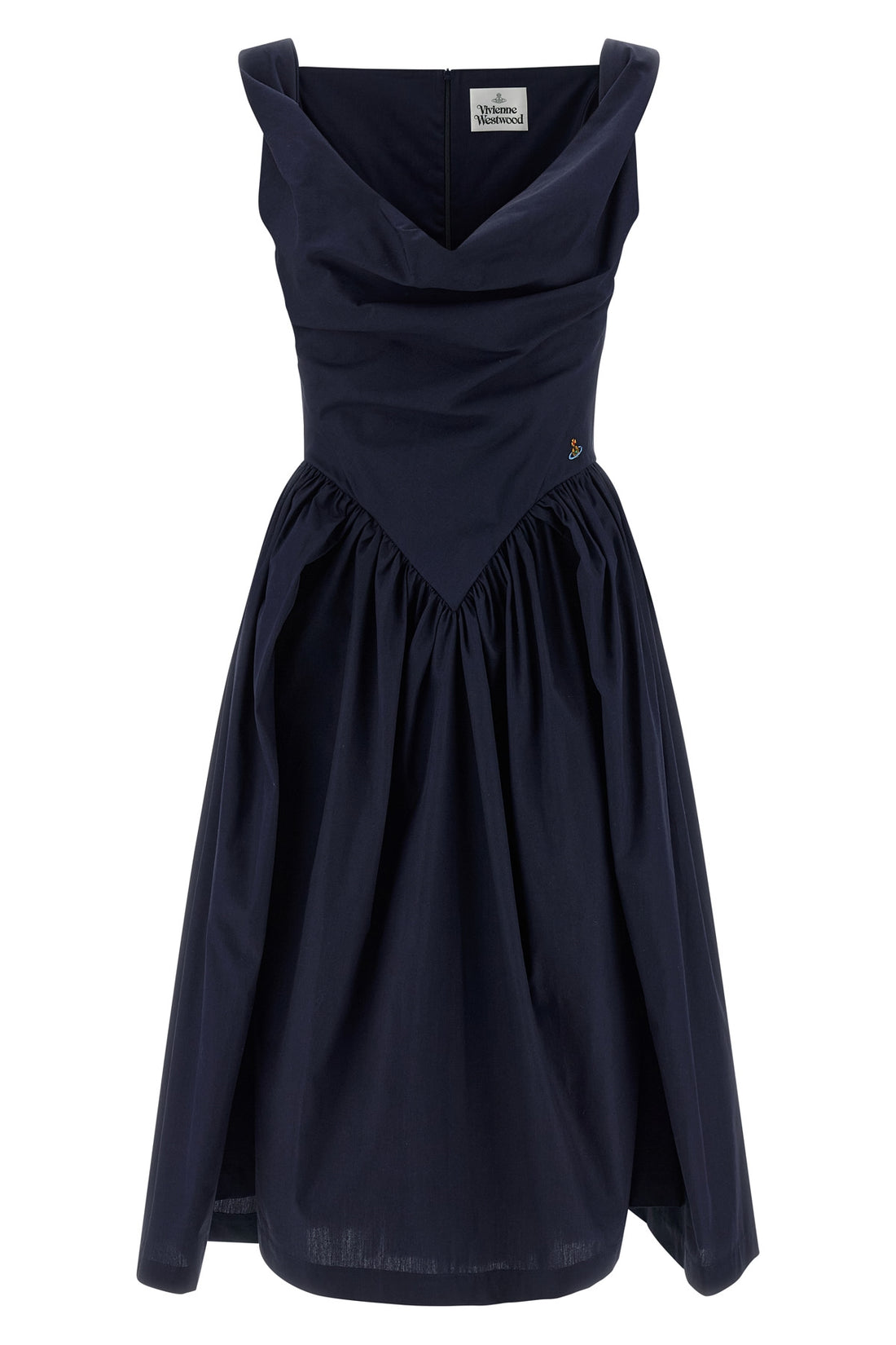 VIVIENNE WESTWOOD 38 sunday cotton midi dress
