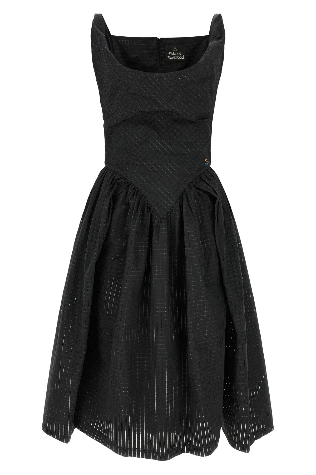 vivienne westwoods sunday midi dress reinterprets the historical codes of the