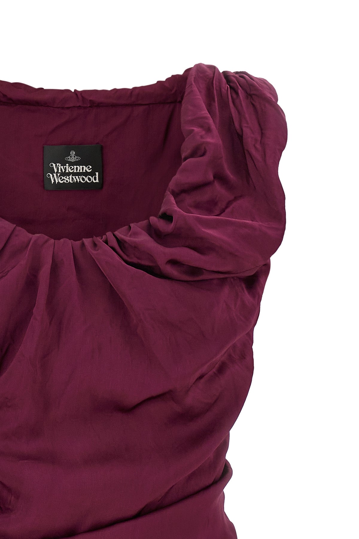 the vivienne westwood ginnie mini dress defines the silhouette through a maste