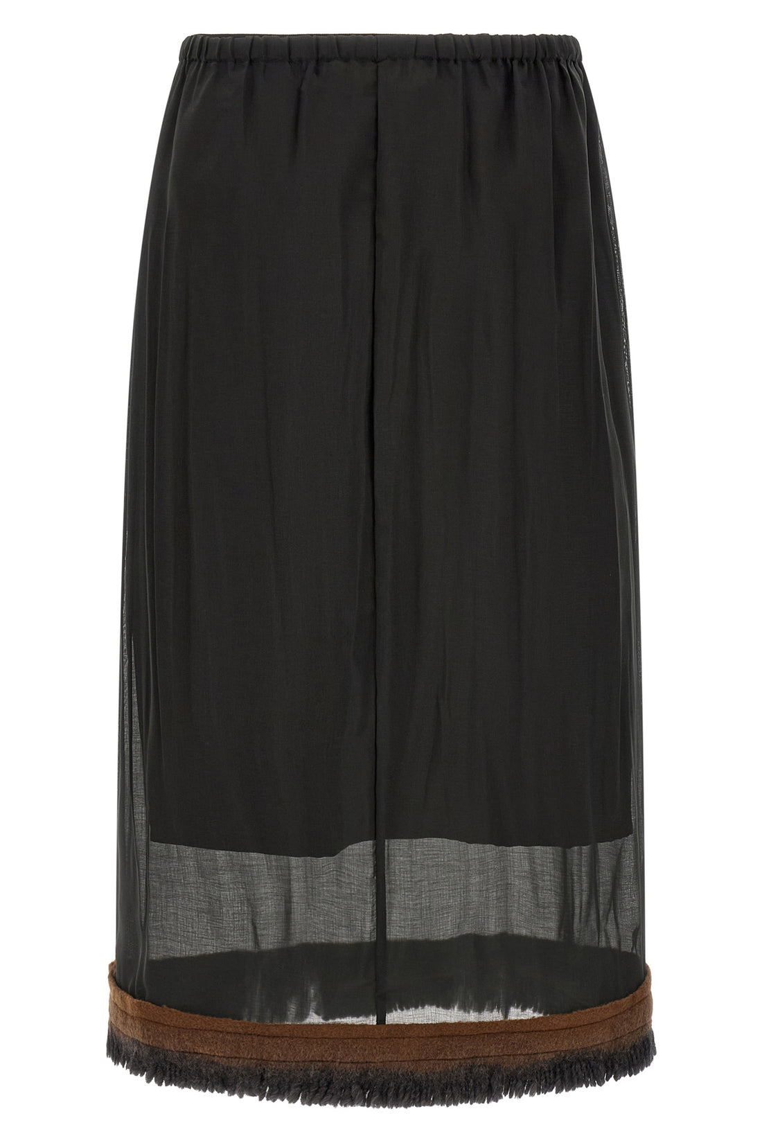 TELA 38 the tela ophelia skirt redefines volumes through a sophisticated play of overlap