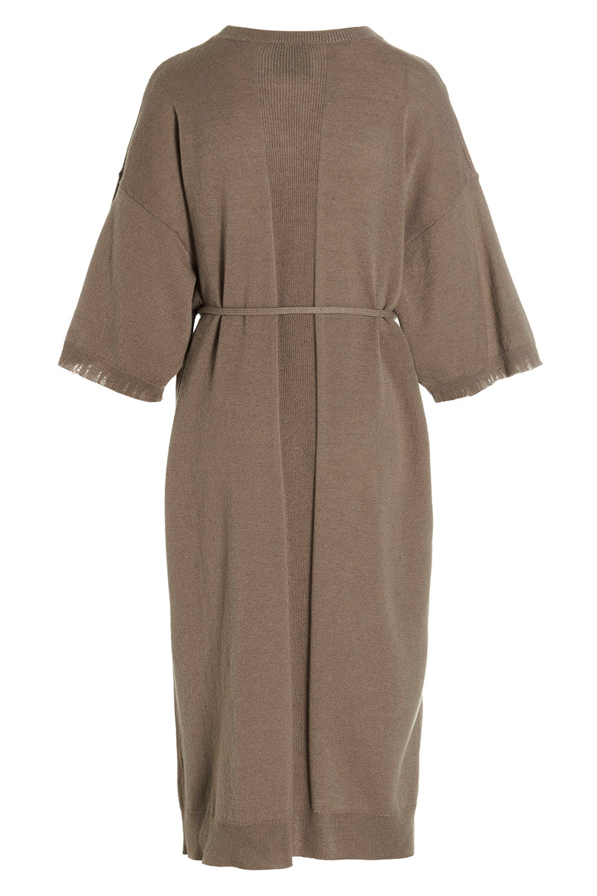 wool and cashmere knit long dress