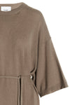 wool and cashmere knit long dress