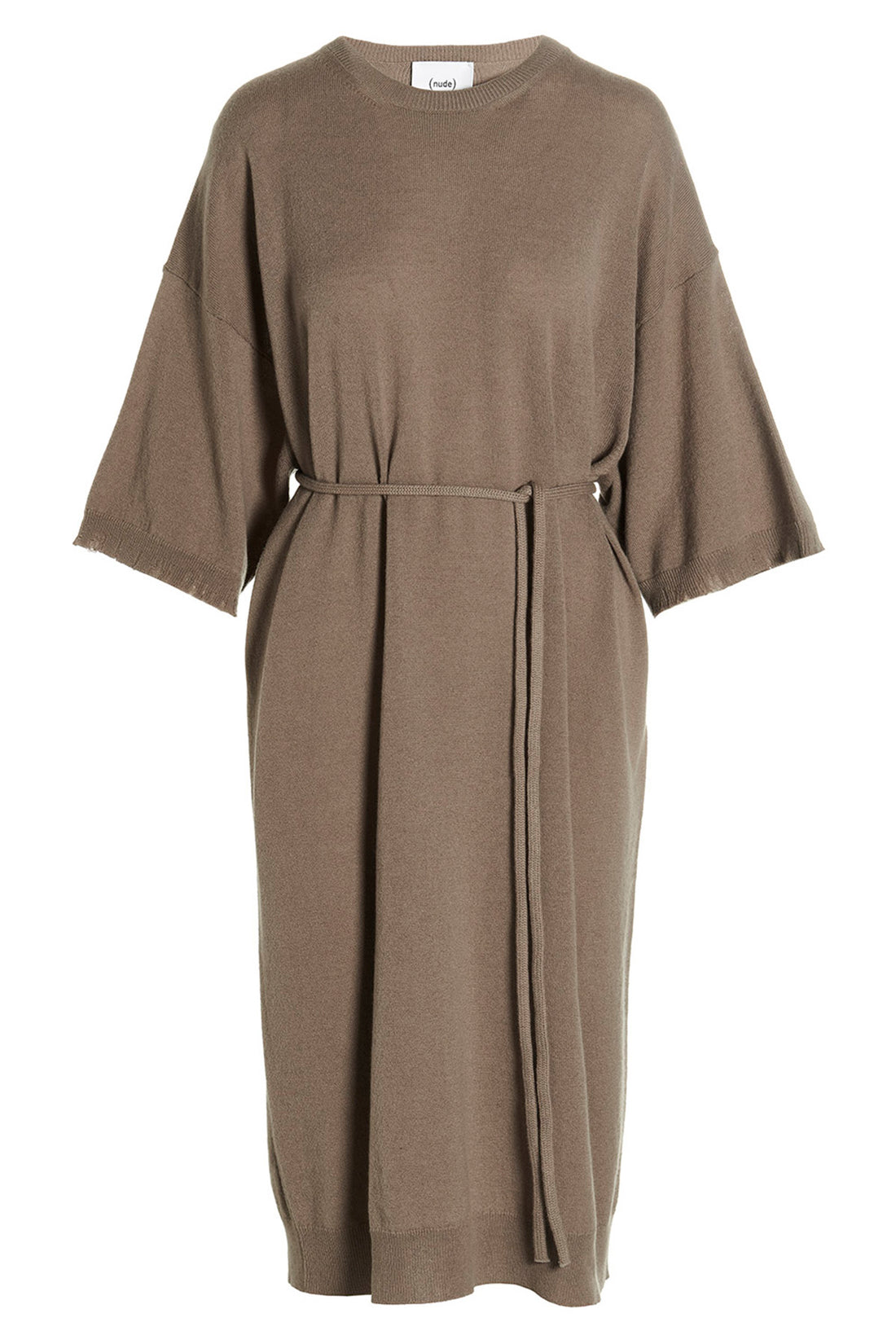 NUDE 40 wool and cashmere knit long dress